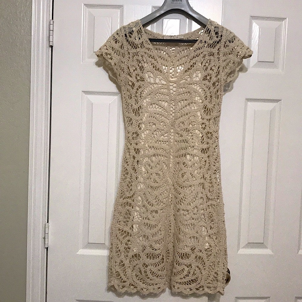 NWOT Boston Proper crochet Resort Dress  small 👗 - Picture 2 of 9